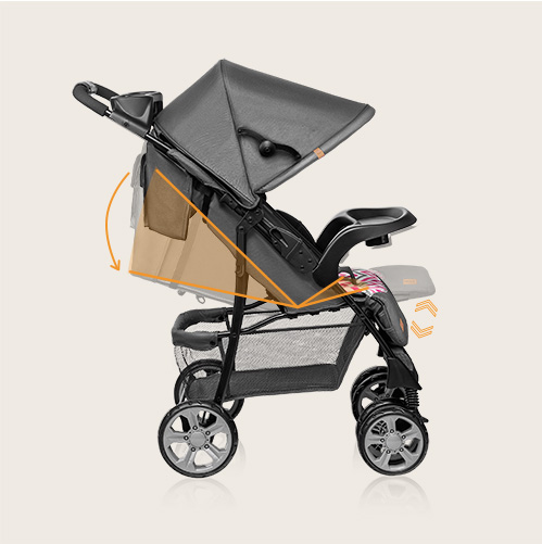 Lionelo Emma Plus Pink Scandi — Buggy
